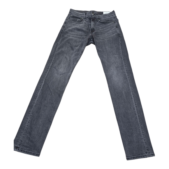 rag & bone Men's Charcoal Straight Jeans Size 30x32 - Picture 1 of 6